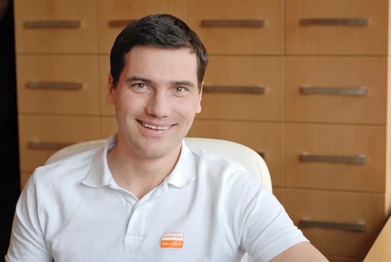 Professional Male Doctor in Modern Clinic